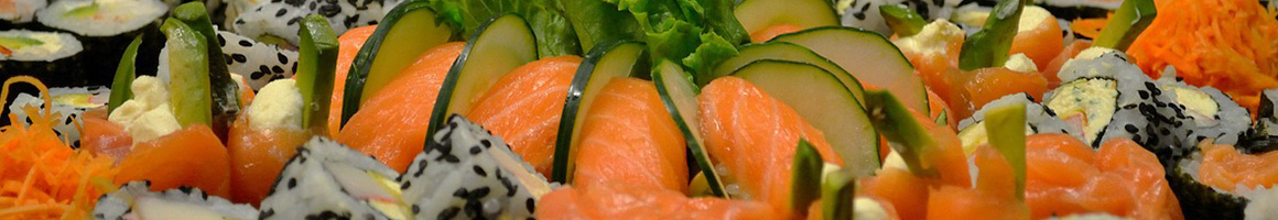 Eating Japanese Sushi at YUZU Premium Sushi New York restaurant in New York, NY.